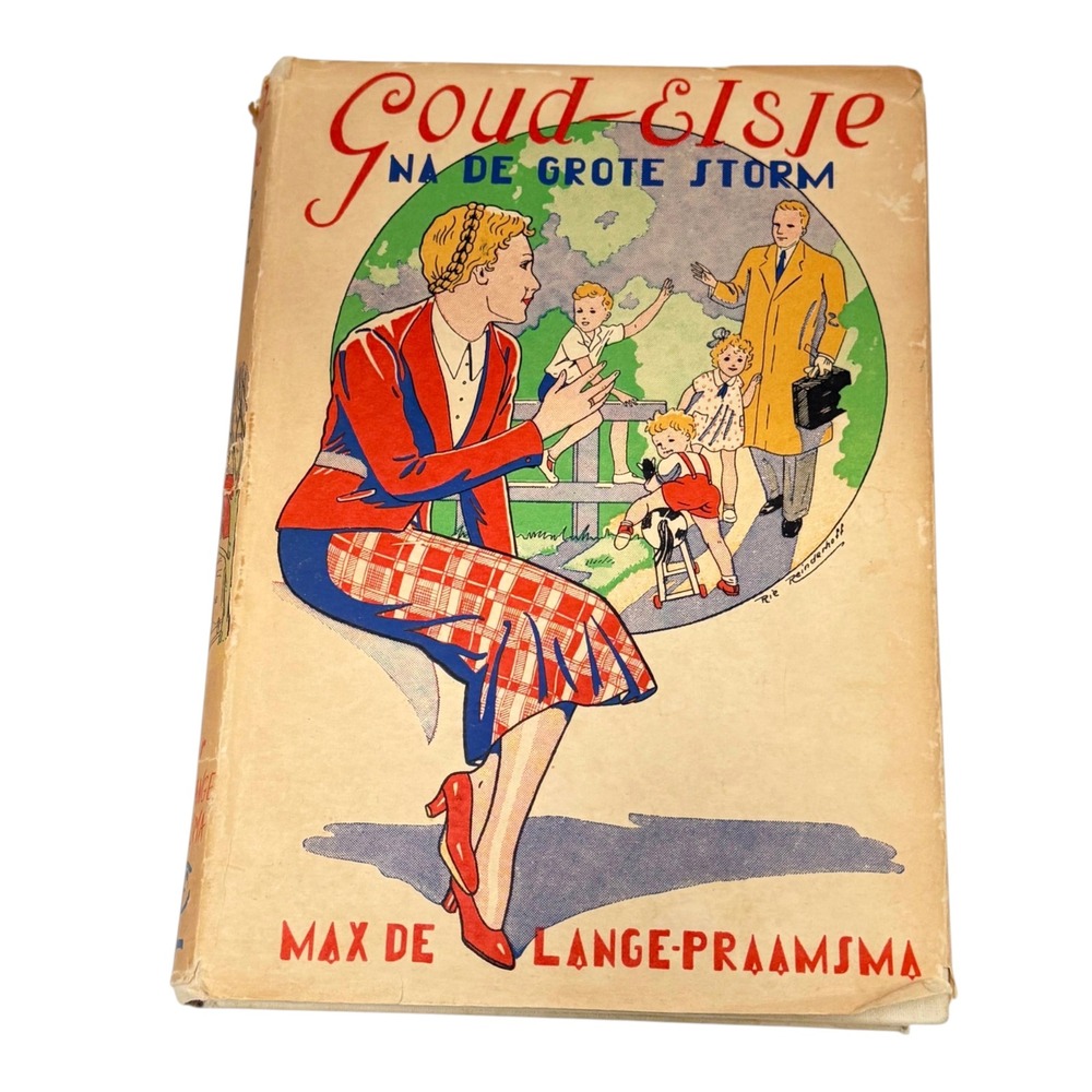 G.F. Callenbach Goud-Elsje na de Grote Storm HC Book 1950s Dutch Vintage Vintage